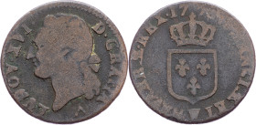 France, 1/2 Sol 1776?, W