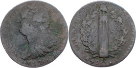 France, 2 Sols 1792, BB