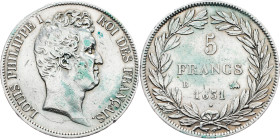 France, 5 Francs 1831, B