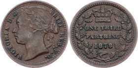 Great Britain, 1/3 Farthing 1878, London