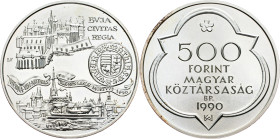 Hungary, 500 Forint 1990, BP