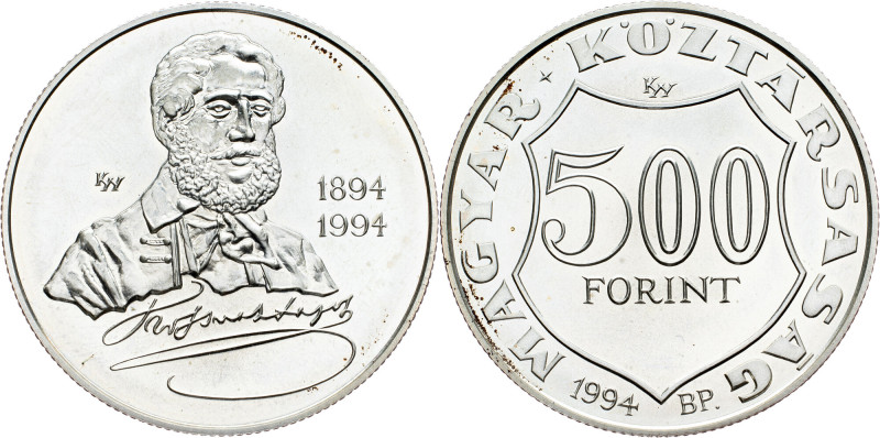 Hungary, 500 Forint 1994, BP Hungary, 500 Forint 1994, BP, KM# 709|100th Anniver...