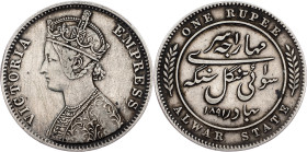 India, 1 Rupee 1891