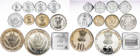 India, Mint set 1974