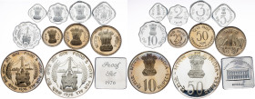 India, Mint set 1976