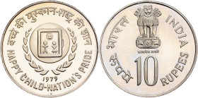 India, 10 Rupees 1979, Bombay