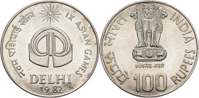 India, 100 Rupees 1982