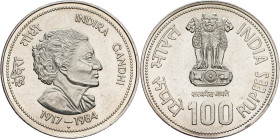 India, 100 Rupees 1985