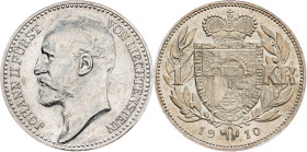 Liechtenstein, 1 Krone 1910