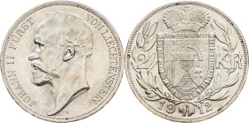 Liechtenstein, 2 Krone 1912