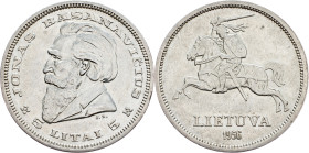 Lithuania, 5 Litai 1936, Kaunas