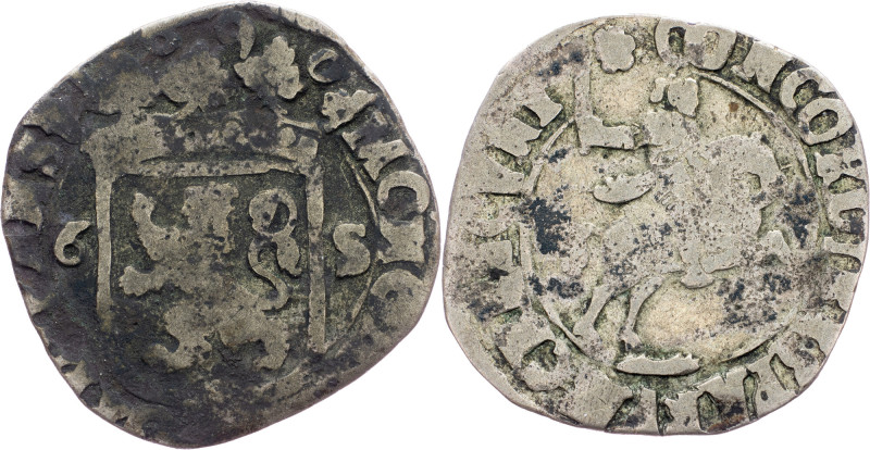 Netherlands, 6 Stuivers 1691 Kampen, 6 Stuivers 1691, Ag, KM# 77; F

Grade: F