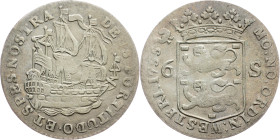 Netherlands, 6 Stuivers 1755