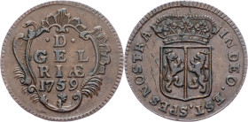 Netherlands, 1 Duit 1759, Harderwijk