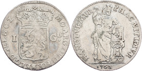 Netherlands, 1 Gulden 1763, Harderwijk