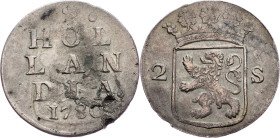 Netherlands, 2 Stuivers 1780