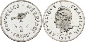 New Hebrides, 1 Franc 1979, PIEFORT
