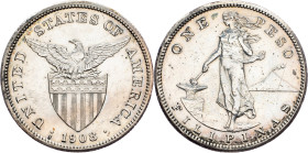 Philippines, 1 Peso 1908