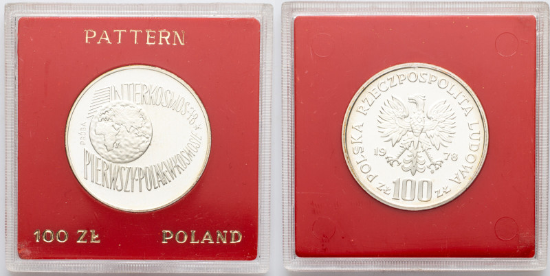 Poland, 100 Zlotych 1978, Proba Poland, 100 Zlotych 1978, Proba, Ag, KM# Pr337|O...