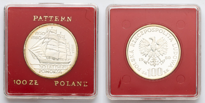 Poland, 100 Zlotych 1980, Proba Poland, 100 Zlotych 1980, Proba, Ag, KM# Pr392|O...