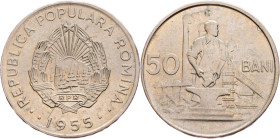 Romania, 50 Bani 1955, Bucharest