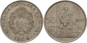Romania, 50 Bani 1956, Bucharest