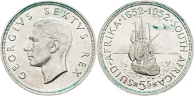South Africa, 5 Shillings 1952