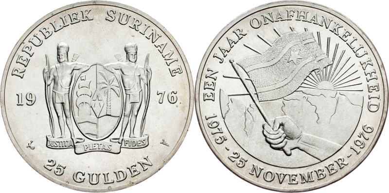Suriname, 25 Gulden 1976, Utrecht Suriname, 25 Gulden 1976, Utrecht, KM# 17|1st ...