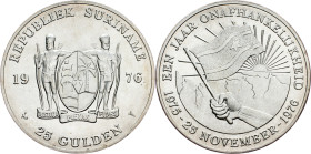 Suriname, 25 Gulden 1976, Utrecht