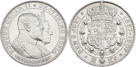Sweden, 2 Kronor 1907