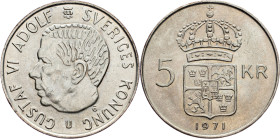 Sweden, 5 Kronor 1971