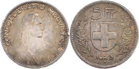 Switzerland, 5 Francs 1923, Bern