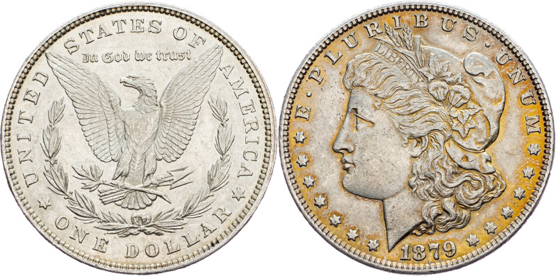 USA, Morgan Dollar 1879, Philadelphia USA, Morgan Dollar 1879, Philadelphia, Ag,...