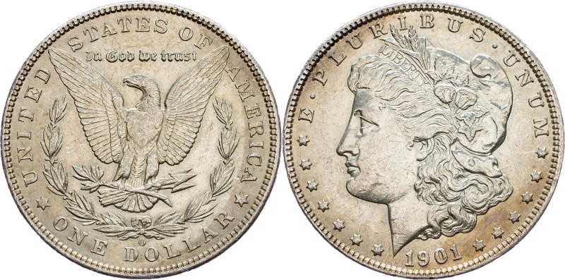 USA, Morgan Dollar 1901, New Orleans USA, Morgan Dollar 1901, New Orleans, Ag, K...