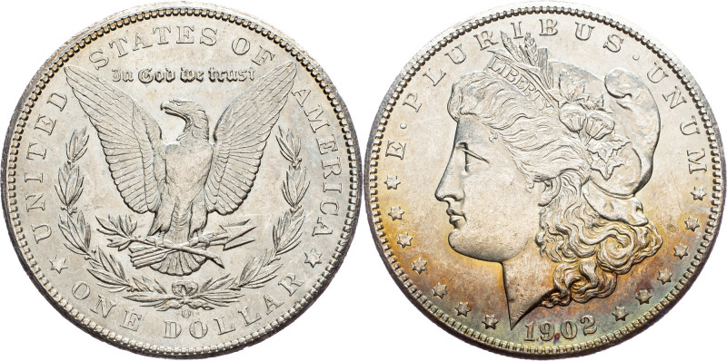 USA, Morgan Dollar 1902, New Orleans USA, Morgan Dollar 1902, New Orleans, Ag, K...