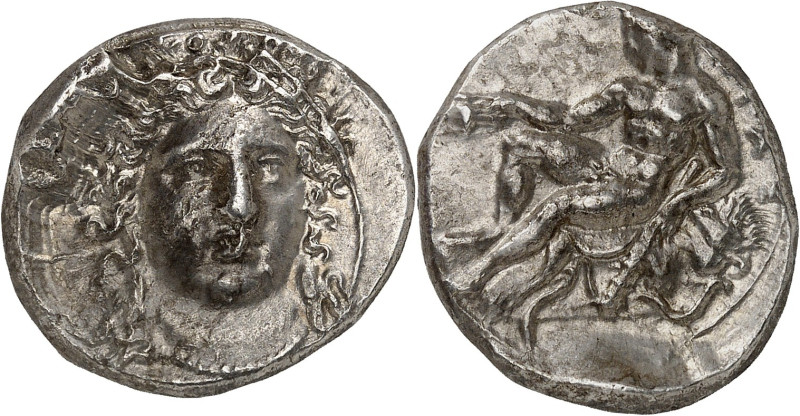 GRÈCE ANTIQUE
Bruttium, Crotone. Statère ou nomos ND (420-376 av. J.-C.), Croto...