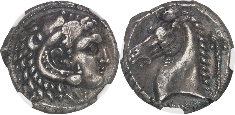 GRÈCE ANTIQUE
Sicile, émissions siculo-puniques. Tétradrachme ND (c.320-290 av. ...