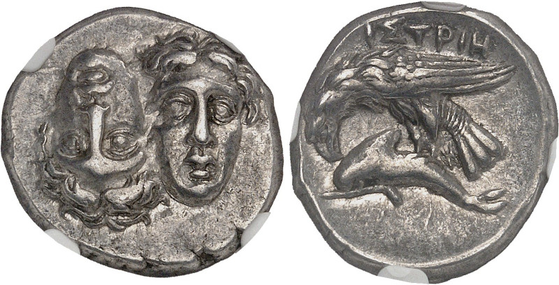 GRÈCE ANTIQUE
Thrace, Istros. Drachme ND (313-280 av. J.-C.), Istros.NGC XF* 5/5...