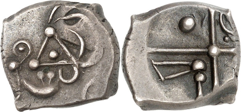 GAULE
Cadurques / Tectosages. Drachme à la tête triangulaire, Série 162 ND (IIe ...