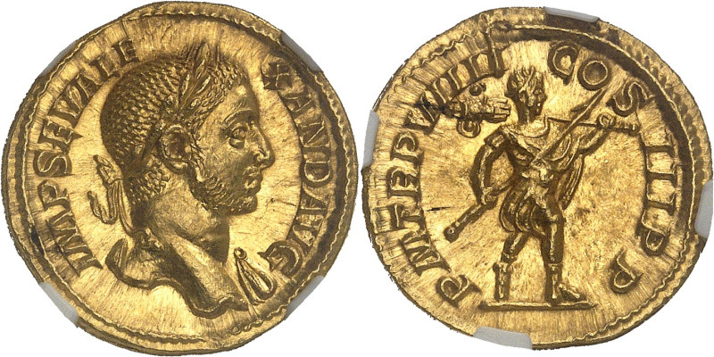 EMPIRE ROMAIN
Alexandre Sévère (222-235). Aureus 230, Rome.NGC Gem MS 5/5 5/5 Fi...