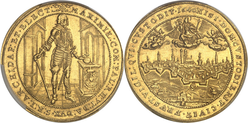 ALLEMAGNE
Bavière, Maximilien Ier, duc puis prince-électeur (1597-1651). 5 ducat...