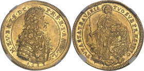 ALLEMAGNE
Bavière, Maximilien II Emmanuel (1679-1726). Double ducat 1685, Munich.NGC MS 61 (6632268-009).
Av. M. E. V. B & P. S. D. C. - P. R. S. R. I...