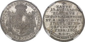 ALLEMAGNE
Ordre Teutonique, Clément-Auguste de Bavière (1732-1761). 1/4 de thaler, mort du Grand-Maître Clément-Auguste 1761.NGC MS 66 (6320008-007).
...