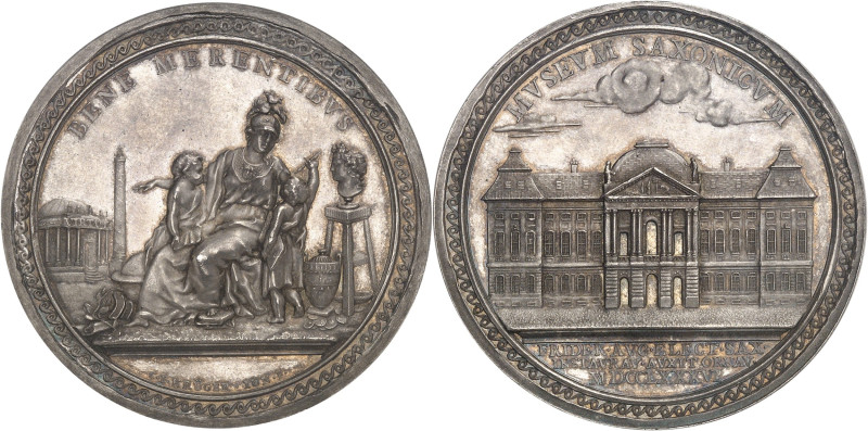 ALLEMAGNE
Saxe, Frédéric-Auguste III, prince-électeur (1763-1806). Médaille, le ...