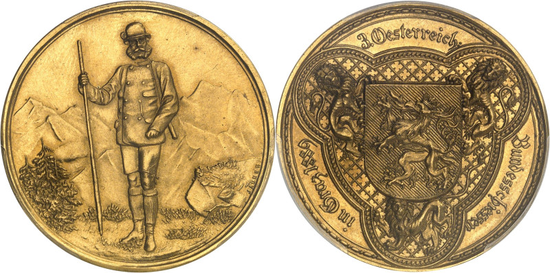 AUTRICHE
François-Joseph Ier (1848-1916). Médaille d’Or, concours de Tir fédéral...