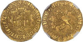 ESPAGNE
Henri IV de Castille (1454-1474). Castellano ND (1471-1474), S, Séville.NGC MS 65 (6633193-072).
Av. + ENRICUS* DEI* GRACIA* REX:. Dans un pol...
