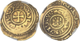 FRANCE / CAPÉTIENS
Louis IX dit Saint Louis (1245-1270). Dinar d’or frappé en Palestine 125/ ?, Saint Jean d’Acre.NGC AU 55 (6633790-017).
Av. Légende...