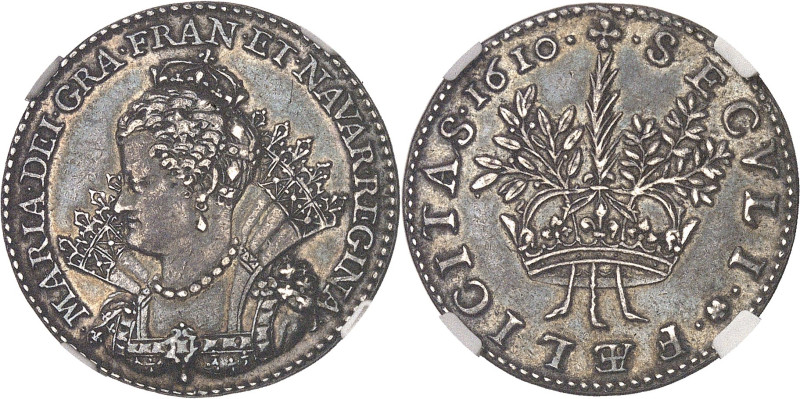 FRANCE / CAPÉTIENS
Henri IV (1589-1610). Jeton, couronnement de Marie de Médicis...