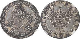 FRANCE / CAPÉTIENS
Henri IV (1589-1610). Jeton, couronnement de Marie de Médicis (13 mai 1610) 1610, Paris.NGC AU 53 (6633192-005).
Av. MARIA. DEI. GR...