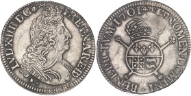 FRANCE / CAPÉTIENS
Louis XIV (1643-1715). Écu de Béarn aux insignes, réformation 1701, Pau.NGC AU DETAILS CLEANED (6632266-025).
Av. LVD. XIIII. D. G....